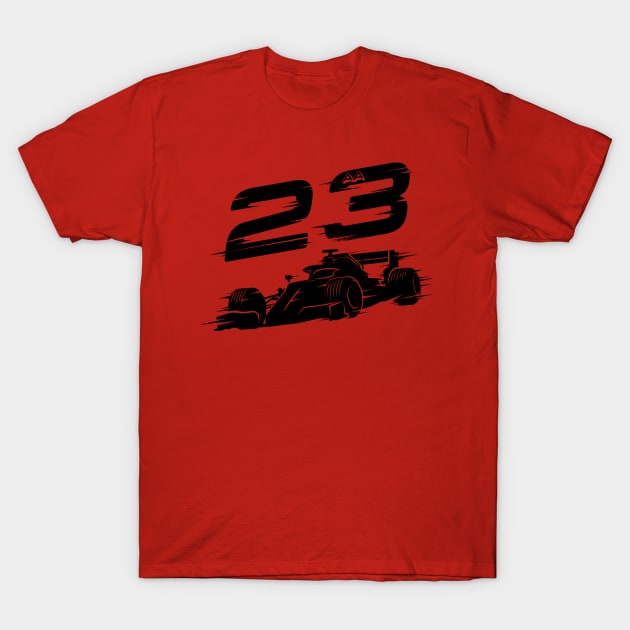 We Race On! 23 [Black] T-Shirt by DCLawrenceUK